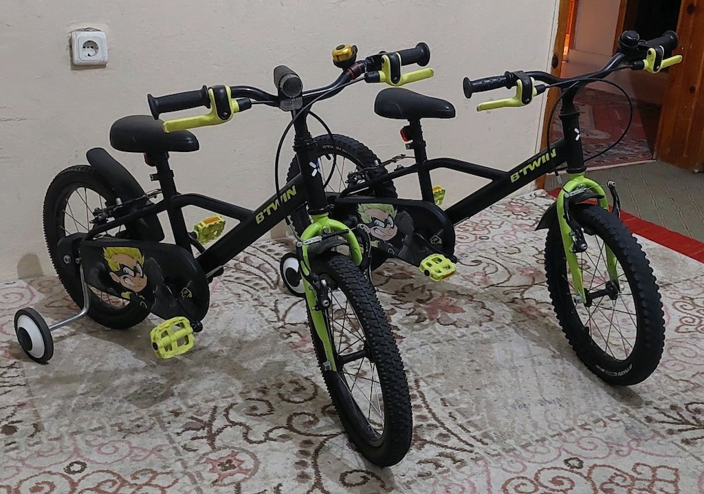 2 ADET 16 JANT DECATHLON BTWIN ÇOCUK BISIKLETI - 6