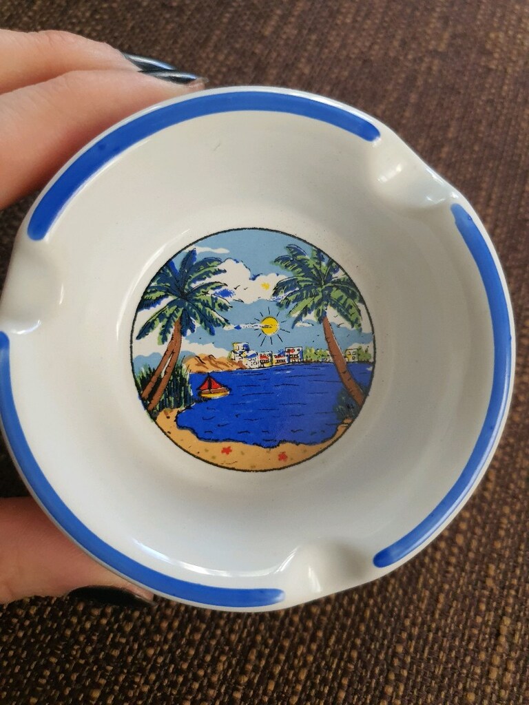 Seramik Kül Tablası Yeni Manzara desen - 4