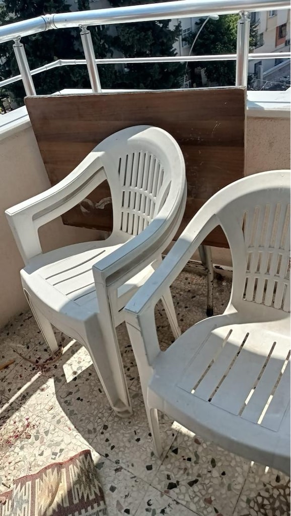 Beyaz Plastik Sandalye Bahçe Balkon Sandalyesi - 3