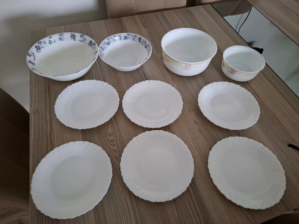 Arkopal salata kaseleri ve tatlı tabakları - 4
