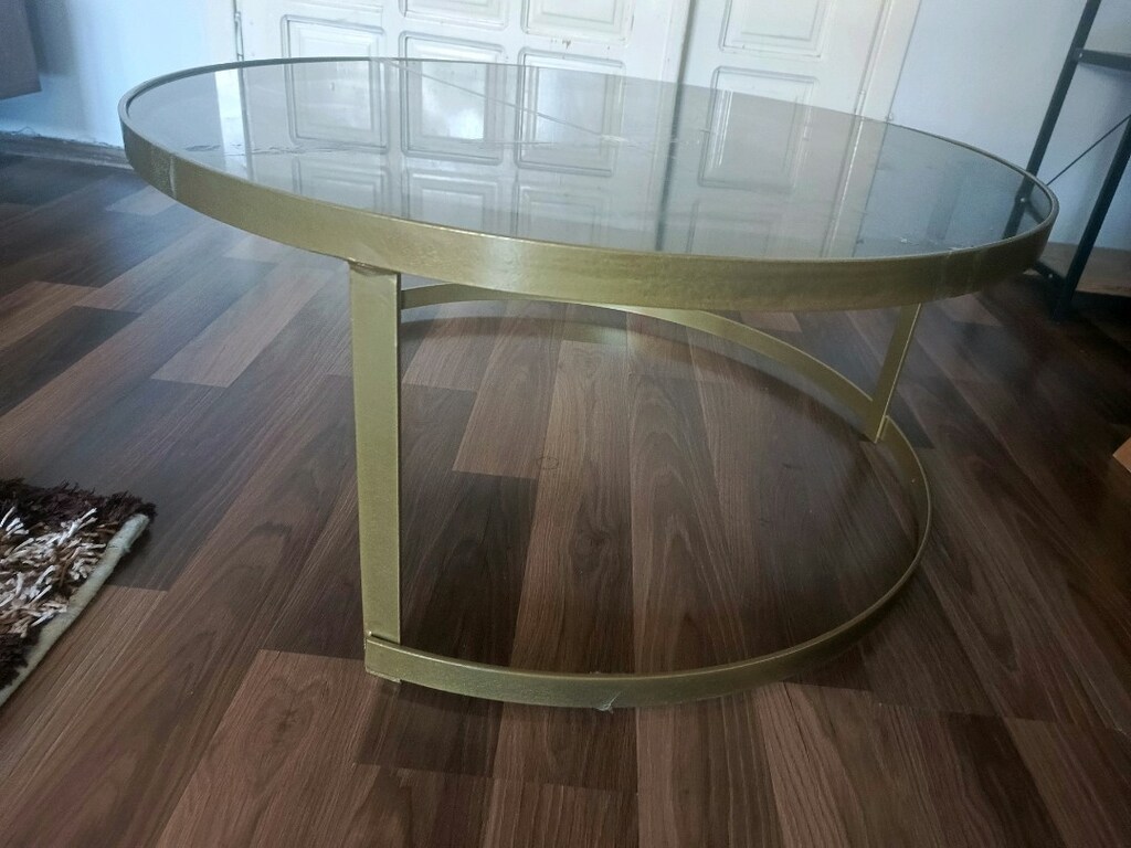 Çetmen mağazasından gold cam sehpa (SIFIR ÜRÜN) - 6