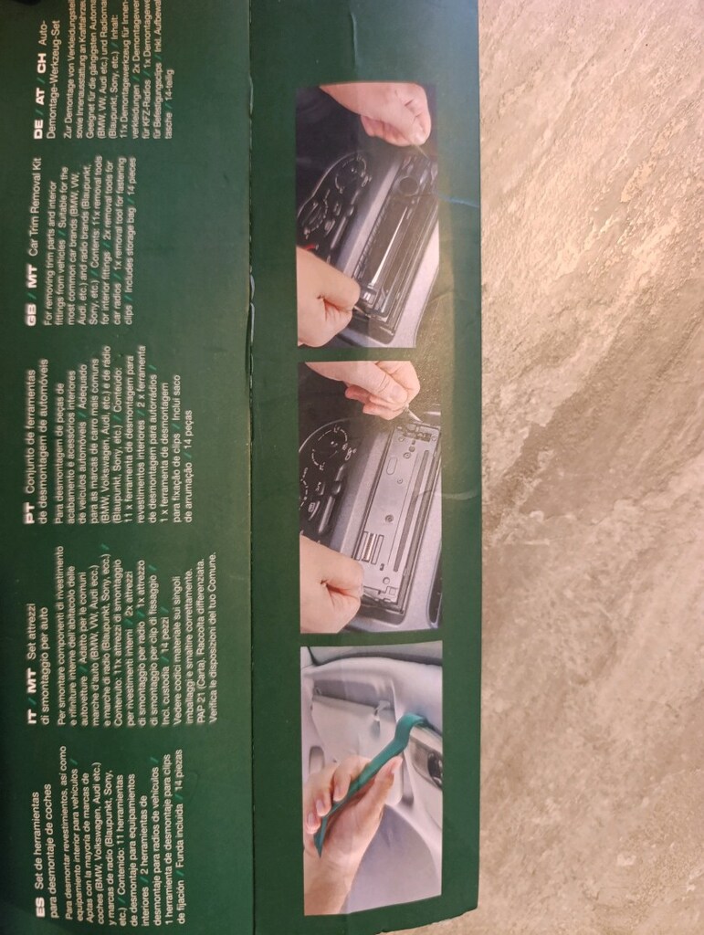 Araba Trim (klips) Sökme Seti - 4