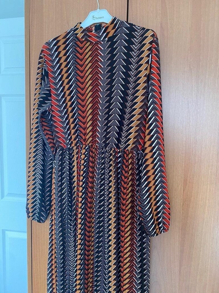Çizgili Elbise Tunik - 8