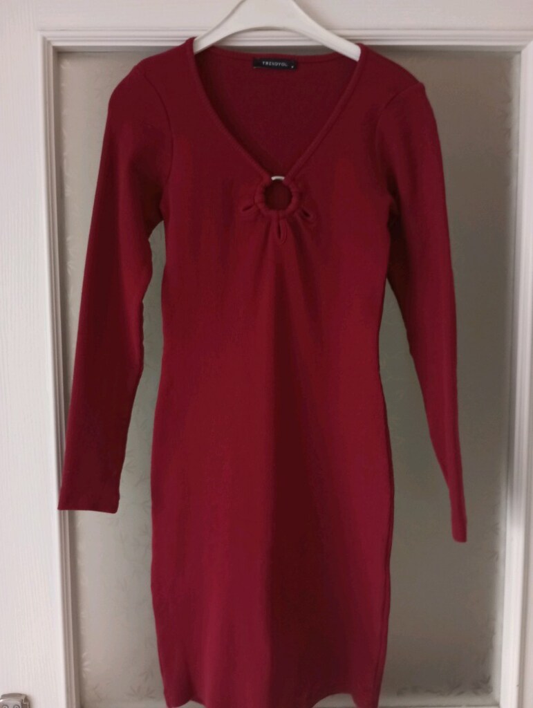 trendyol triko elbise - 2