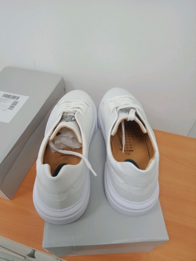 Beyaz Sneaker Ayakkabı - 4