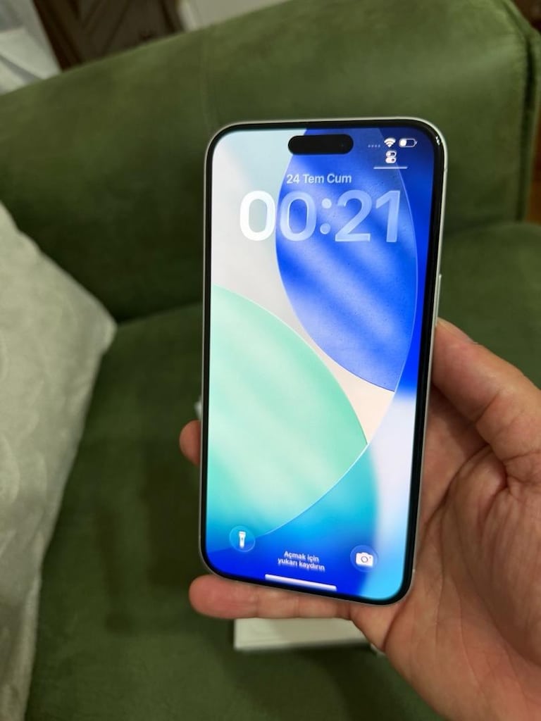 iphone 16plus (20 ay garantili pil 100) - 10