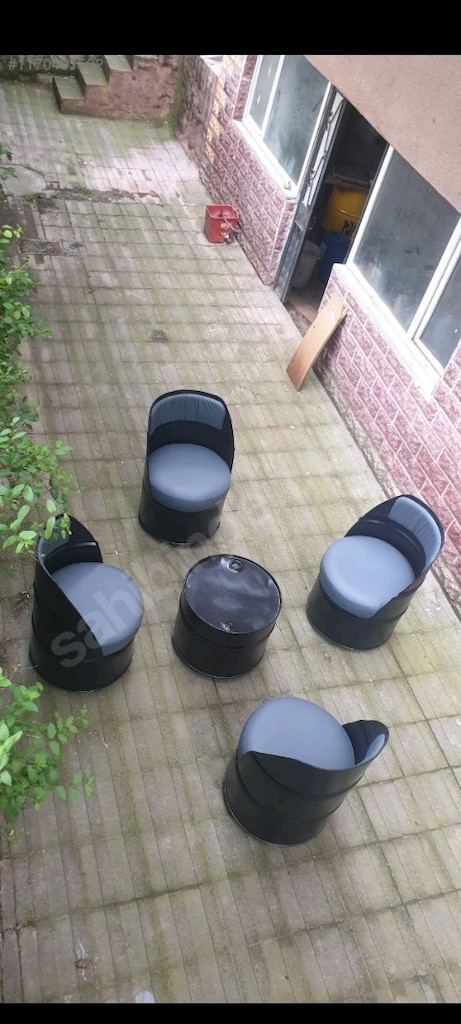 VARİL KOLTUK TAKIMI (5 Lİ SET)