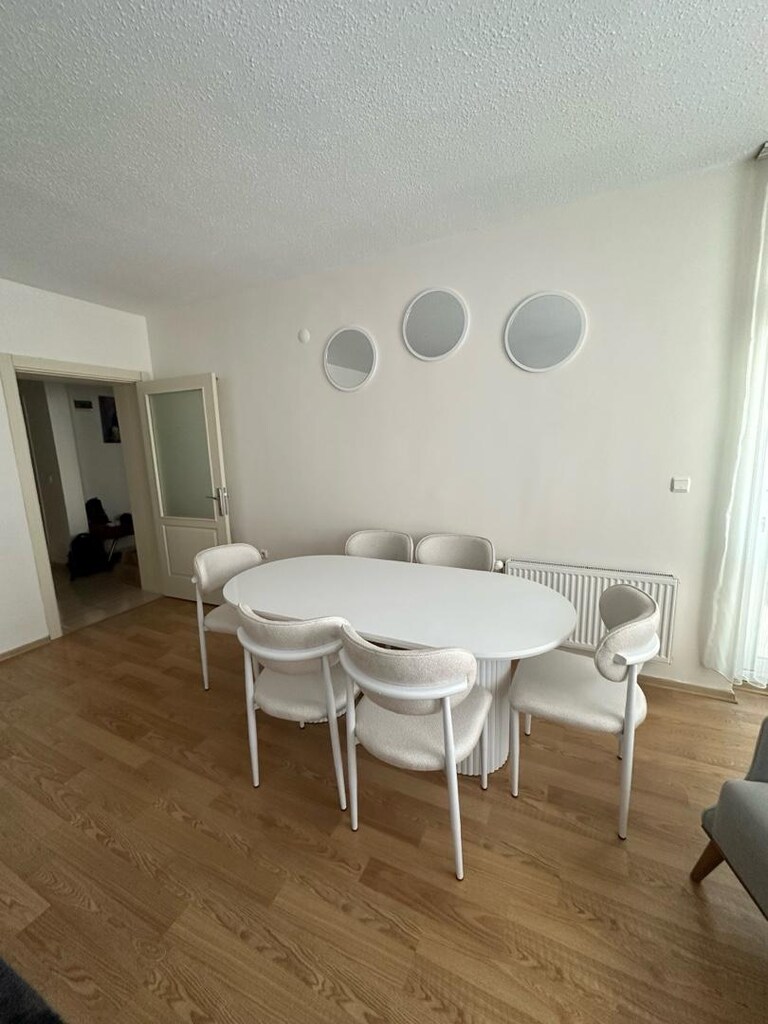 bohem salon yemek masası MDF 6 sandalye - 2
