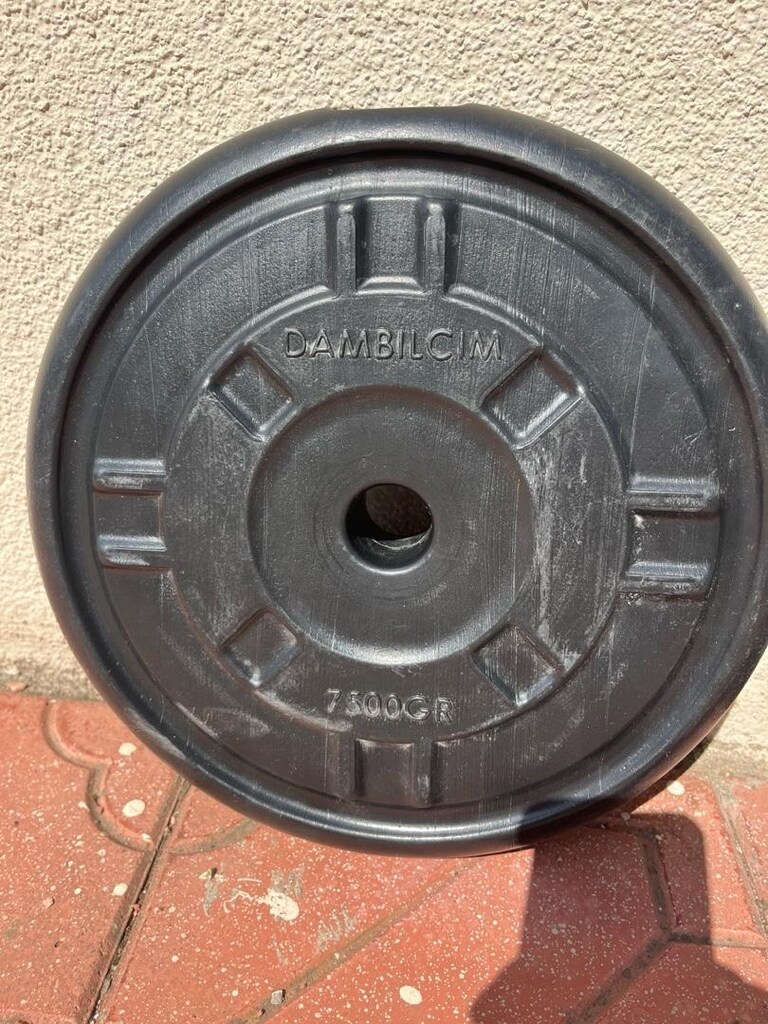 2 Adet Siyah Ağırlık Bar Plakası - 2