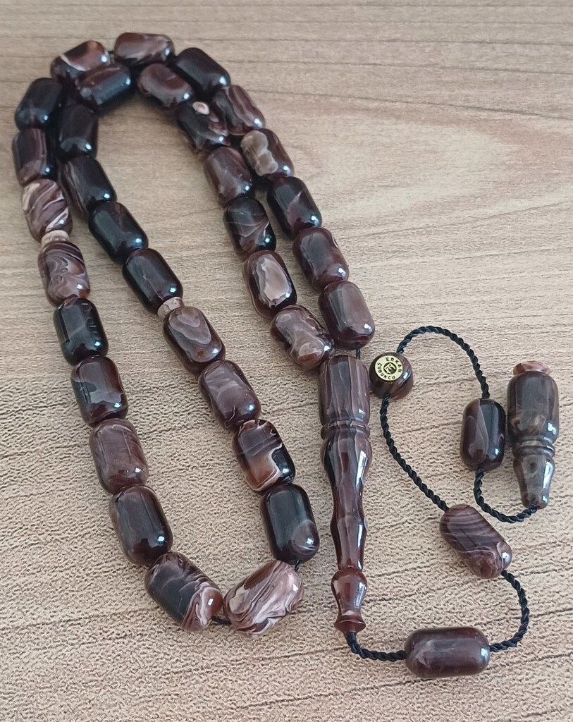 Sıkma Kehribar Tesbih - 2