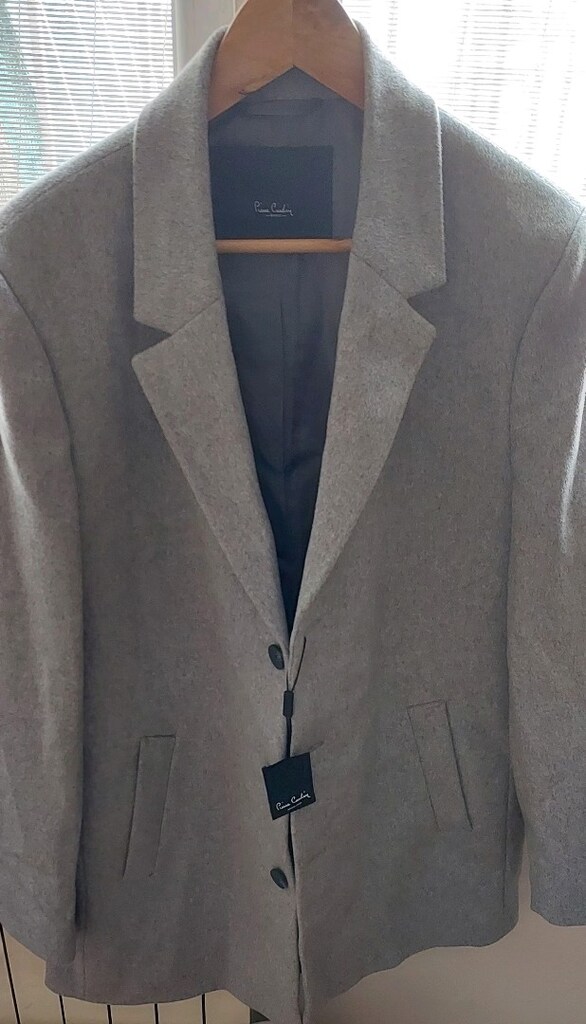 Pierre cardin kaban kaşe,yün karışık erkek