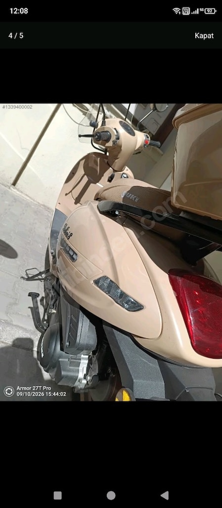 yuki Bellini s 50cc 560 km'de - 2