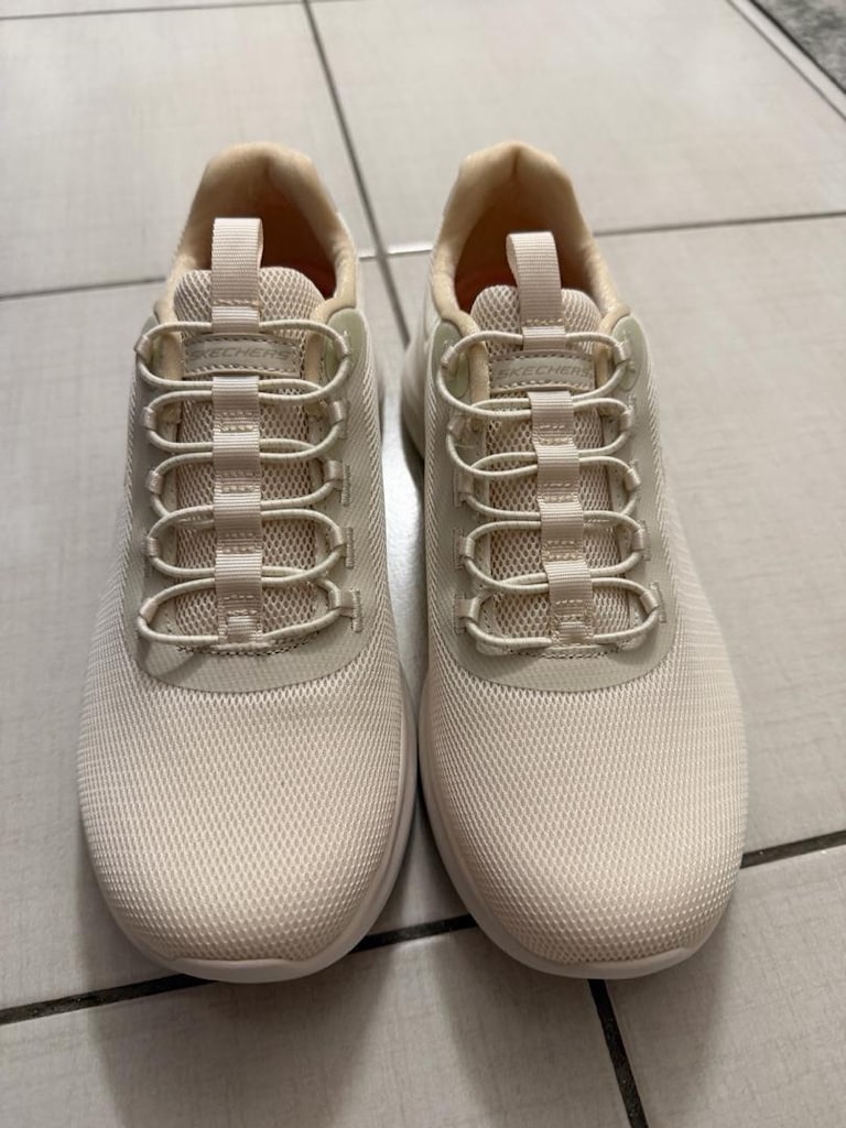Skechers krem sneaker kadın ayakkabı