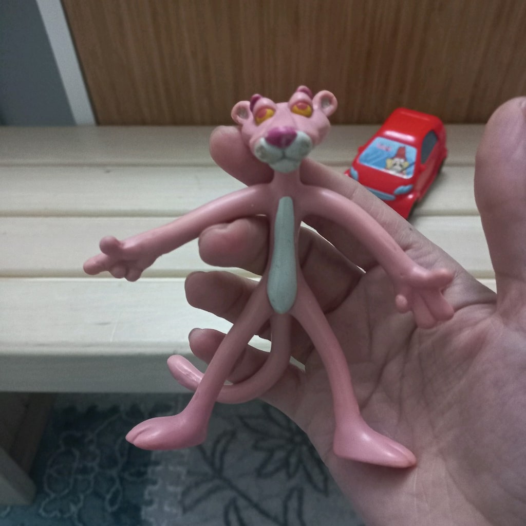 Pembe Panter Figur ve Araba - 2
