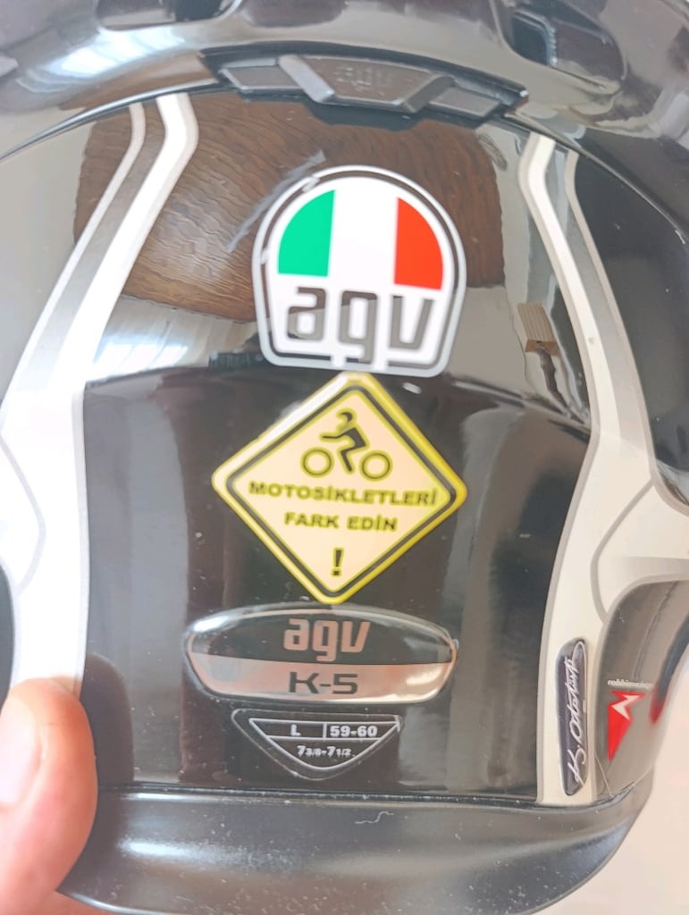 agv k5 kask L beden bide sj4000air aksiyon camera - 7