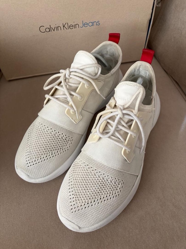 Calvin klein ayakkabı beyaz 43 numara - 8