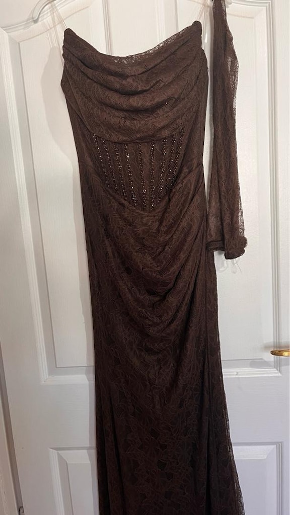 Vintage Tarzda Korseli Dantelli Abiye - 4