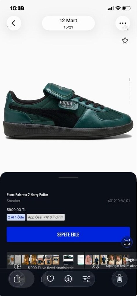 Harry potter özel seri Puma spor ayakkabı - 4