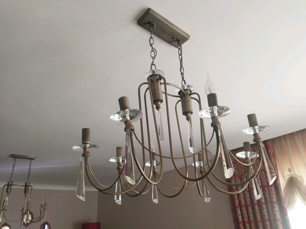SIFIR BÜYÜK METAL VARAK AVİZE - 4