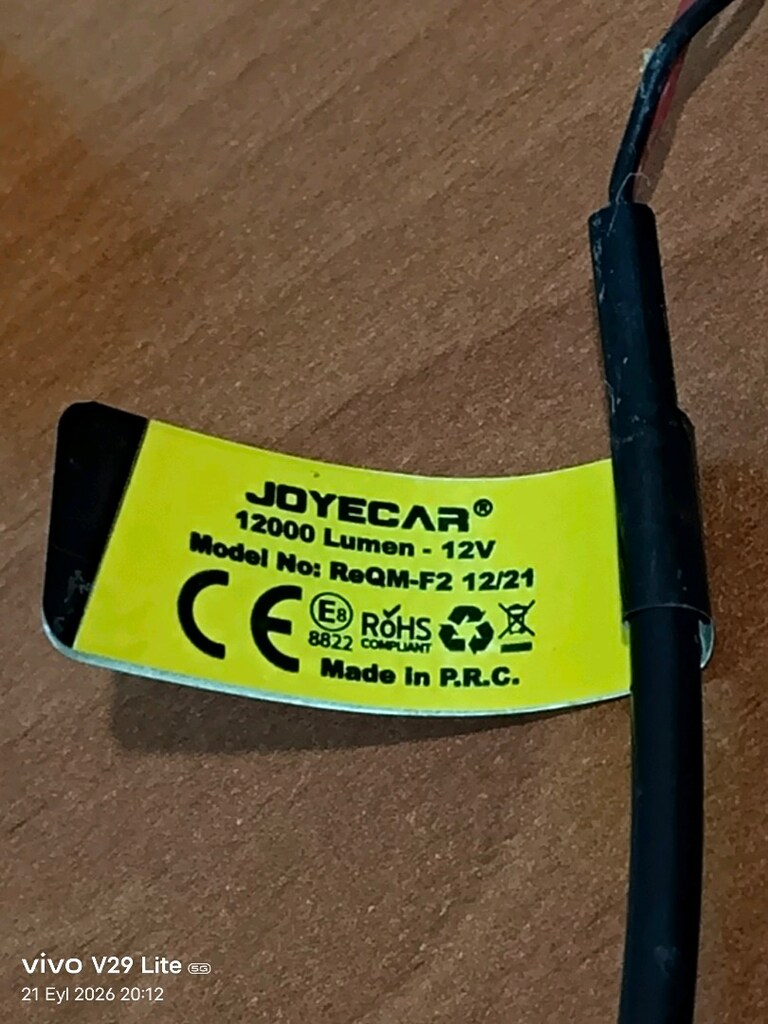 2 ADET H1 LED FANLI 1200 LÜMEN - 12V - 5