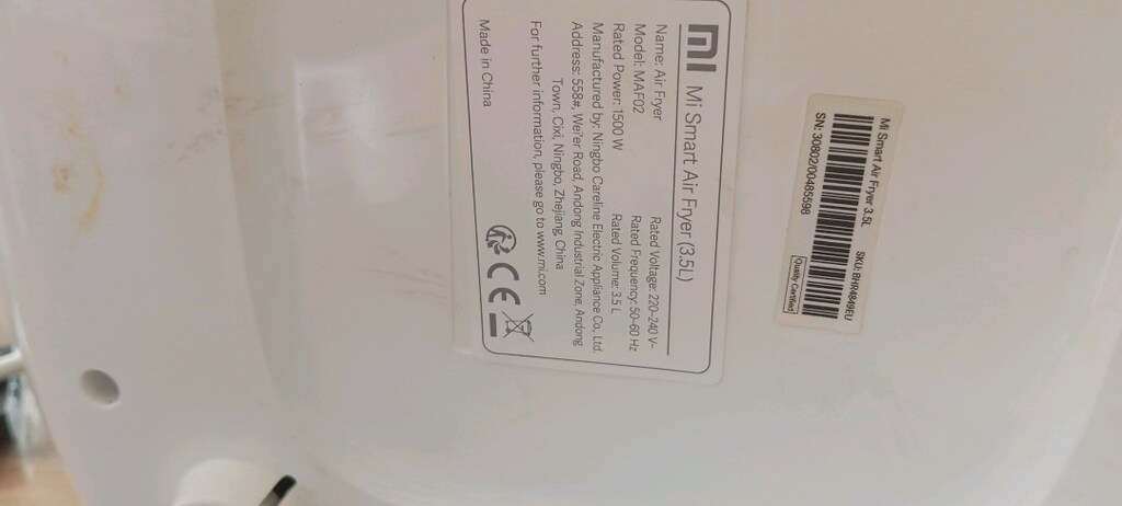 Xiaomi Mi Smart Air Fryer 3.5L - 2