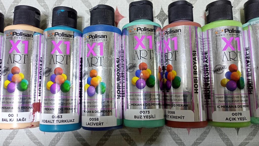 Polisan X1 Art Multisurface Hobi Boyası 250ml - SIFIR - 2