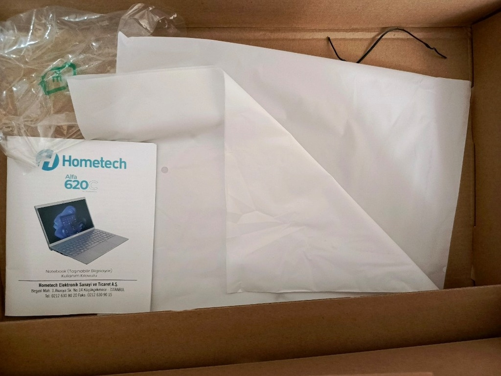 Hometech Alfa 620C N4020 4 GB 128 GB SSD UHD Graphics 14.1" Notebook - 3
