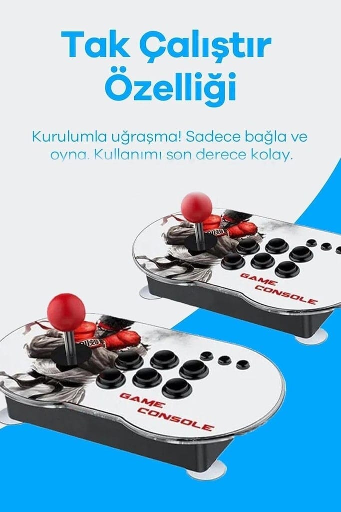 ARCADE ATARİ OYUN KONSOLU ÇİFT ÜNİTELİ KONSOL · Digital ART Sakarya · - 8