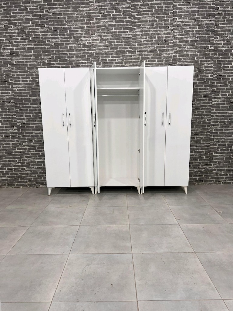 MDF 6 kapaklı elbise dolabı - 3