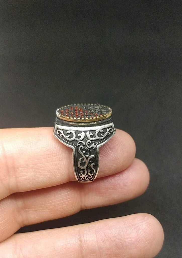 Gümüş Erkek Yüzük 925 Ayar - 3