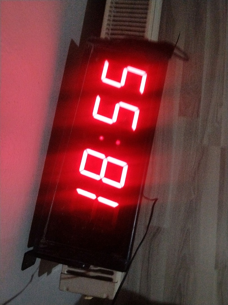 dijital led duvar saati - 2