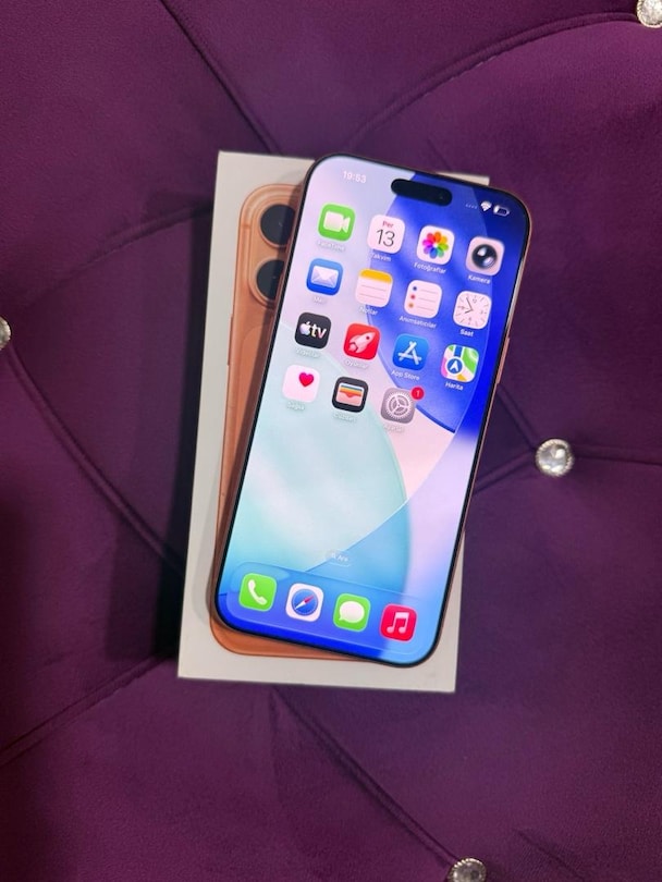 İPHONE 17 PRO MAX 256 TURUNCU PİL 92 HERŞEYİ ORJİNAL ÇİFT FİZİKSEL - 3
