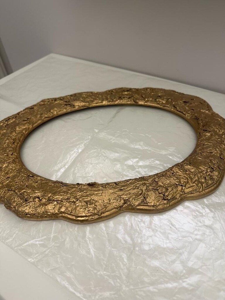 Ahşap kursta yapılmış el emeği 37/27 cm - 11