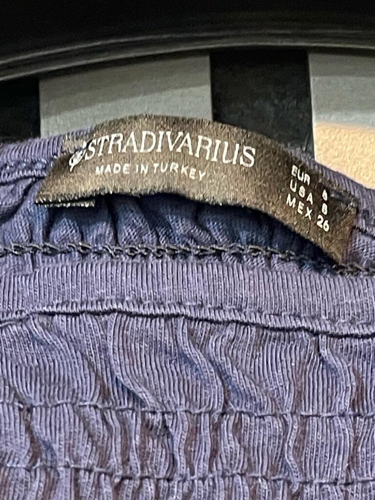 STRADİVARİUS BÜZGÜLÜ VOLANLI BODY TSHIRT - 5
