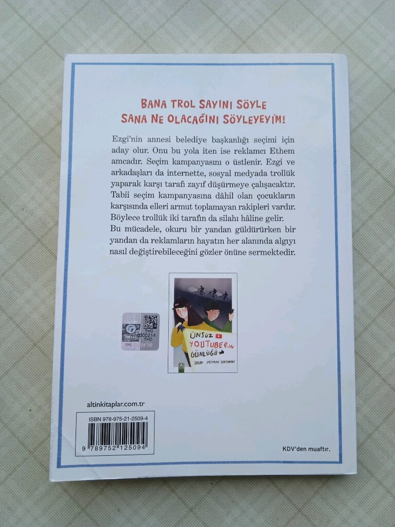 Ünsüz YouTuberin Günlüğü Miyase Sertbarut Kitap - 4