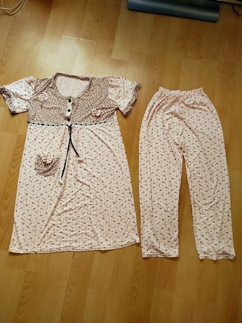 Sıfır etiketli çok kaliteli alt üst pijama takımı yurtdışından alındı.