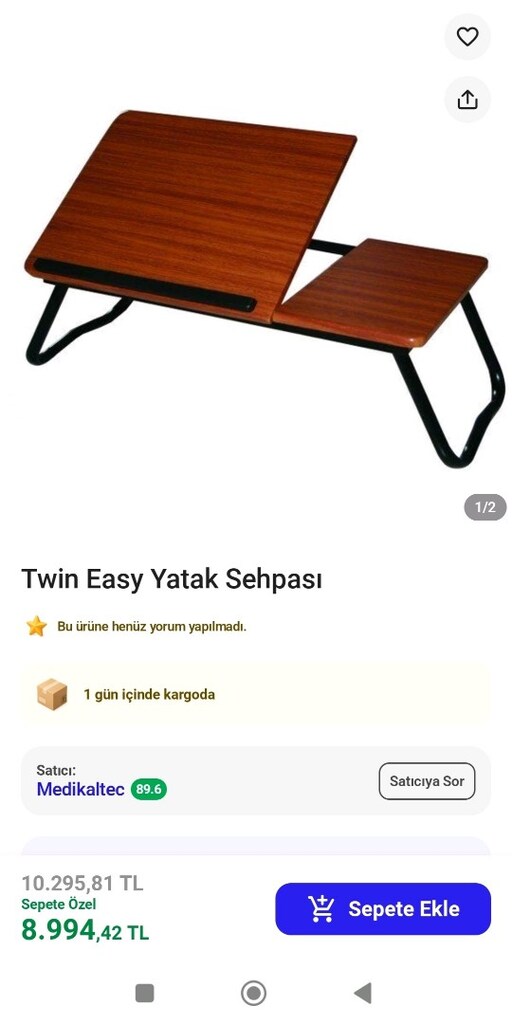 bilgisayar sehpası kahvalti sehpası - 3