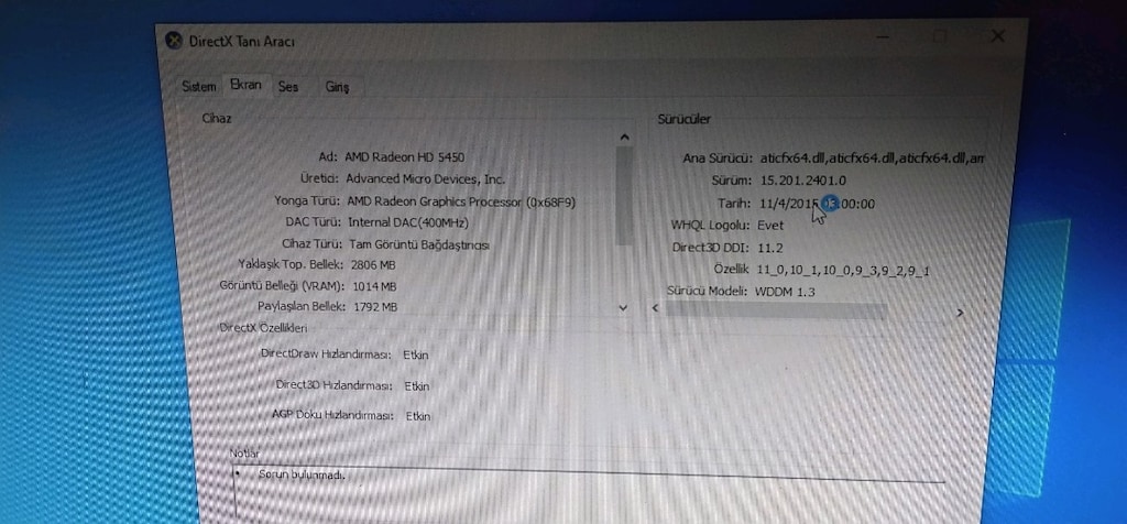 Bilgisayar i3-7100 3.90ghz turbo 640 gb harddisk 1 GB ekran kartı - 3