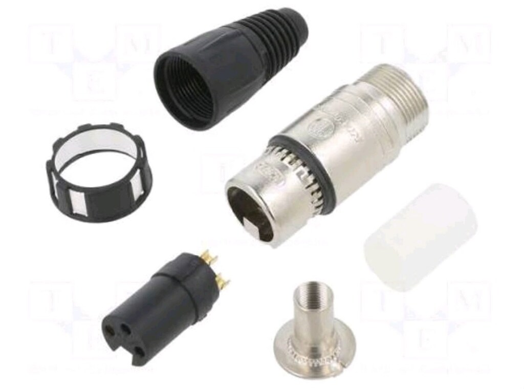 Neutrik NC 3FXCC 3pin dişi XLR konnektör - 2