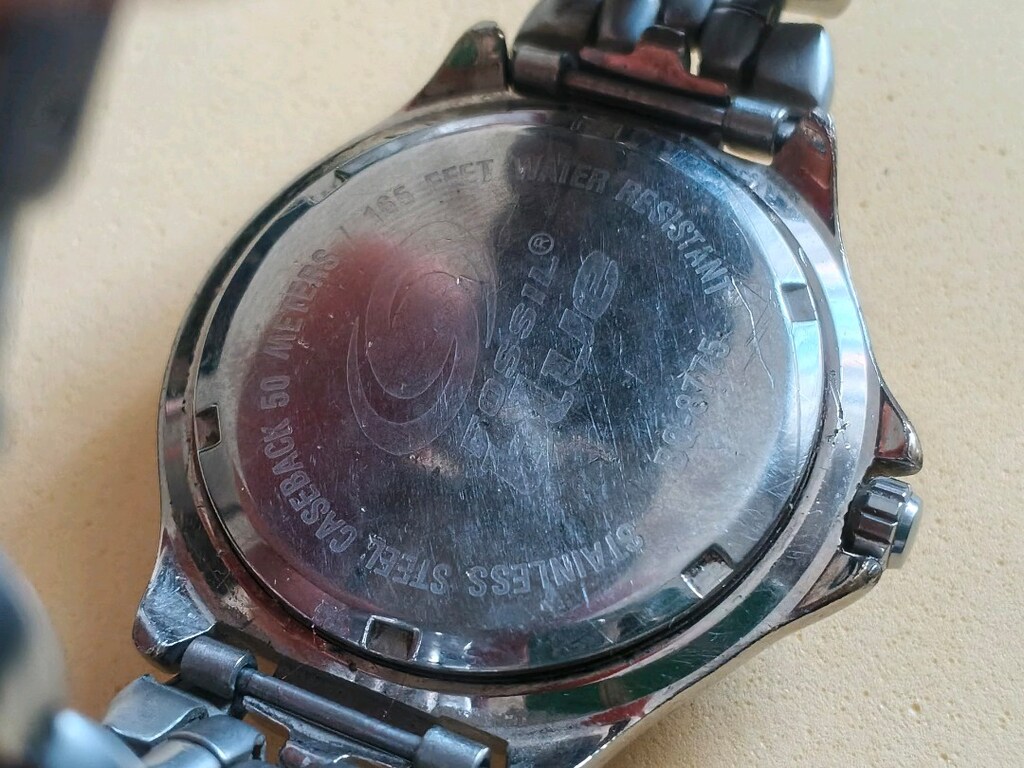Sıfır gibi Orjinal Fossil çelik kol saat - 2