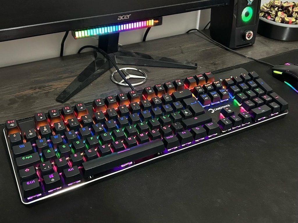 GAMEPOWER OGRE RGB BLUE SWİCH GAMİNG KLAVYE - 2