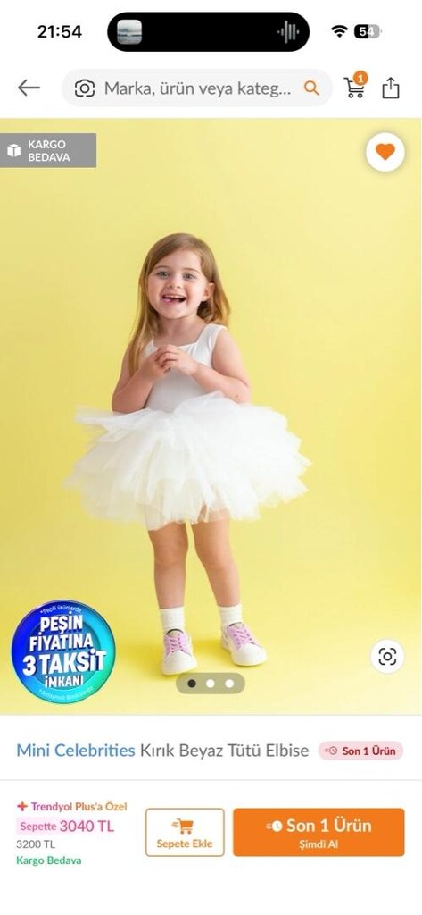 Mini Celebrities Tütü Elbise 3-4 yaş Doğum günü parti tütü elbise