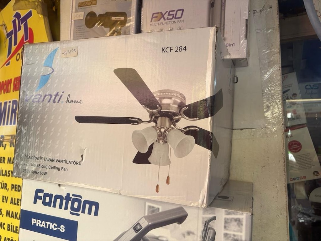Vanti Home KCF284 Dekoratif Tavan Vantilatörü - 5 Kanatlı Şık Tasarım - 4