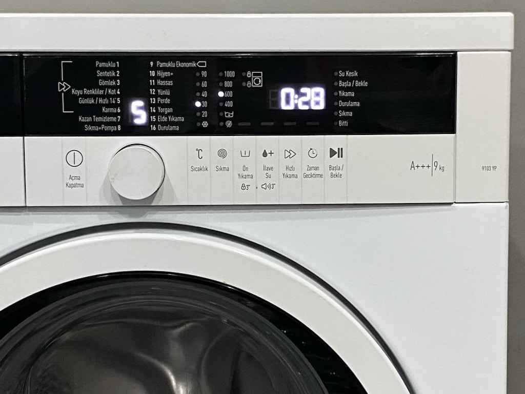 Arçelik 9 Kg Piano Serisi İnverter A+++ Çamaşır Makinesi - 4