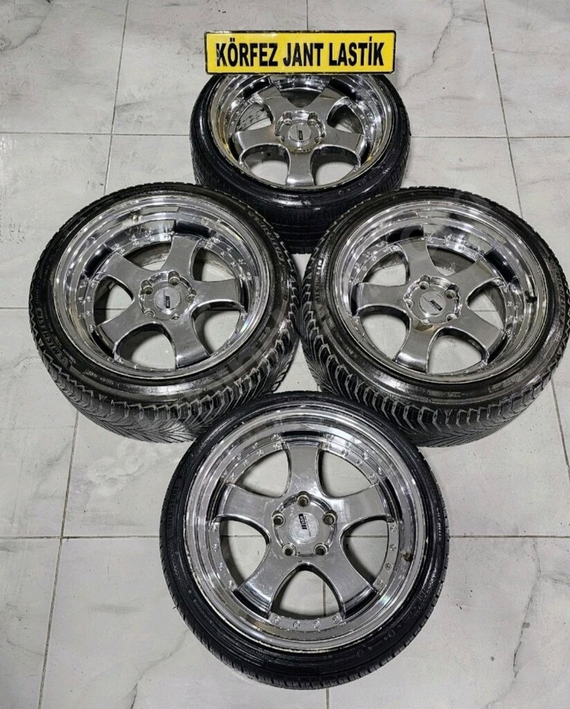 18 İNÇ 5x112/5x114.3 SSR KROM JANT LASTİK TAKIMI - 3