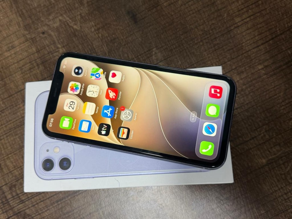 İPHONE 11 LiLA RENK 64 GB YURTİÇİ PİL SERVİS HERŞEYİ ORJİNAL DEĞİŞENSİ - 8