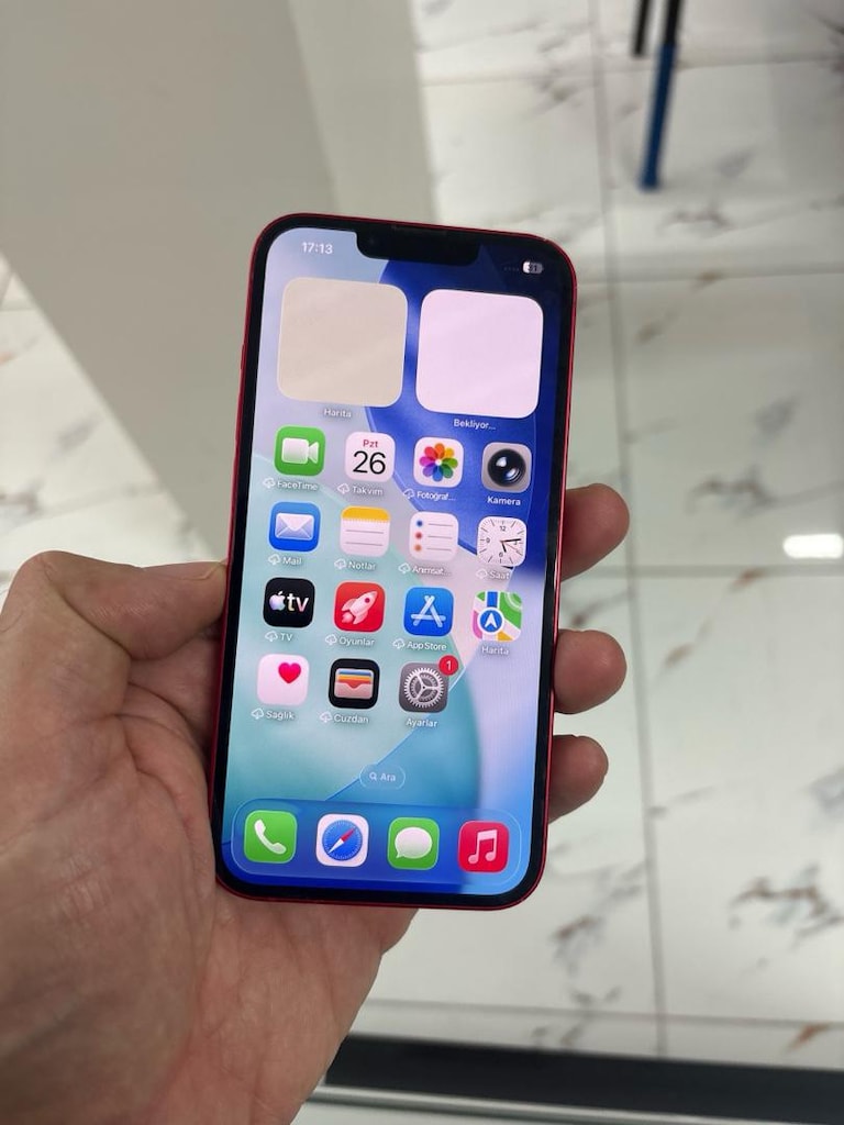 İphone 13 256 gb kutu faturalı temiz sorunsuz pil 100 orijinal - 5