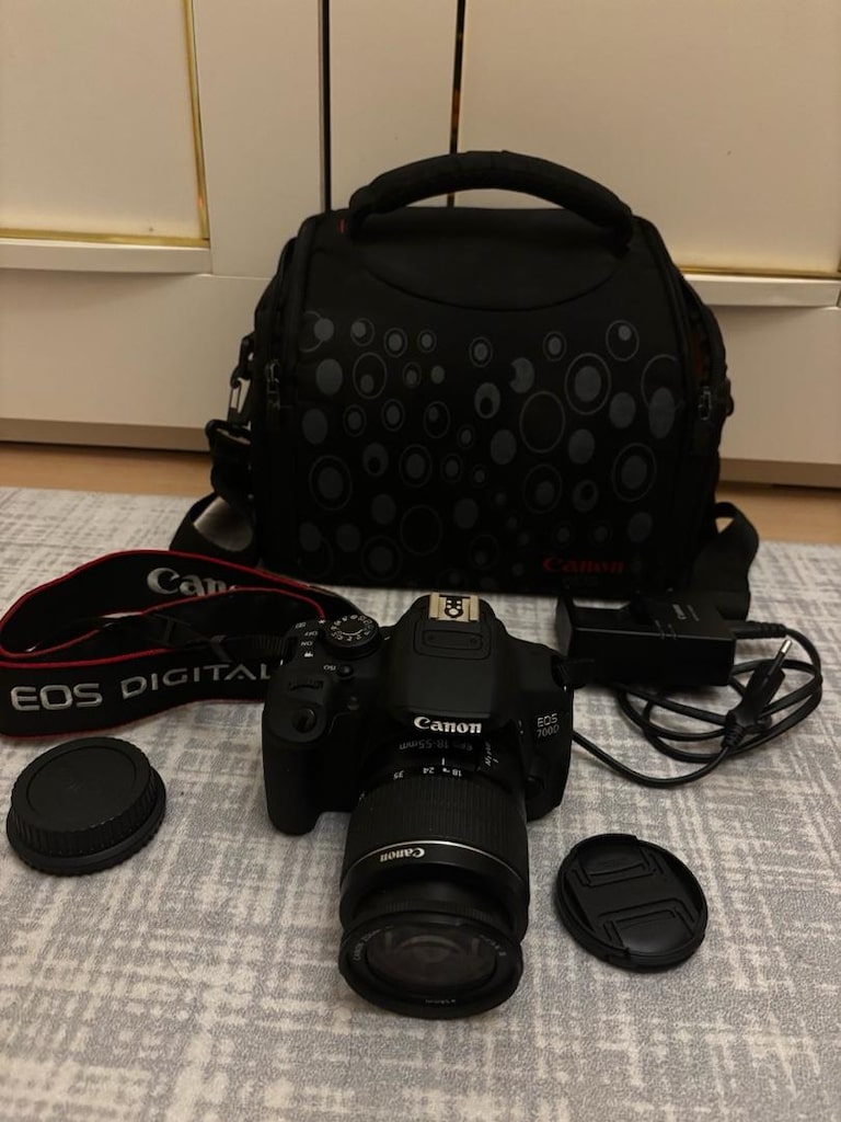 Temiz Kullanılmış Canon EOS 700D + 18-55mm Lens + Taşıma Çantası - 8