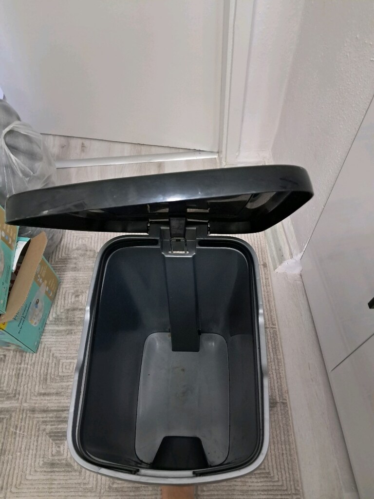 pedallı çöp kutusu çöp kovası 40 lt - 3