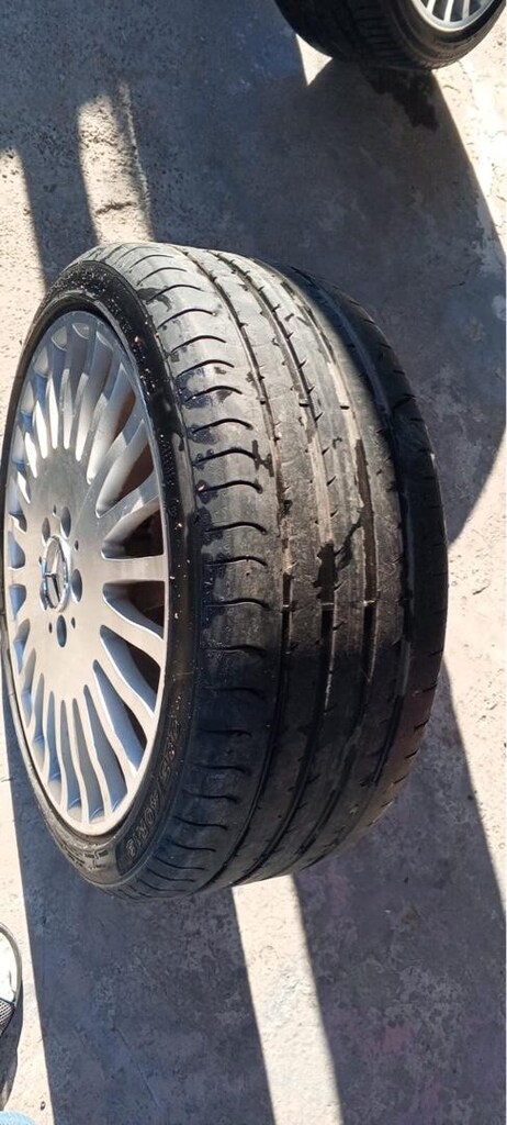 18 mercedes jant lastik 5x112 225.40.18 2 tane jant kaynaklı - 7